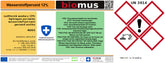 Perhydrol. Wasserstoffperoxid 12 %. Reines 1L BIOMUS - Biolaboratorium